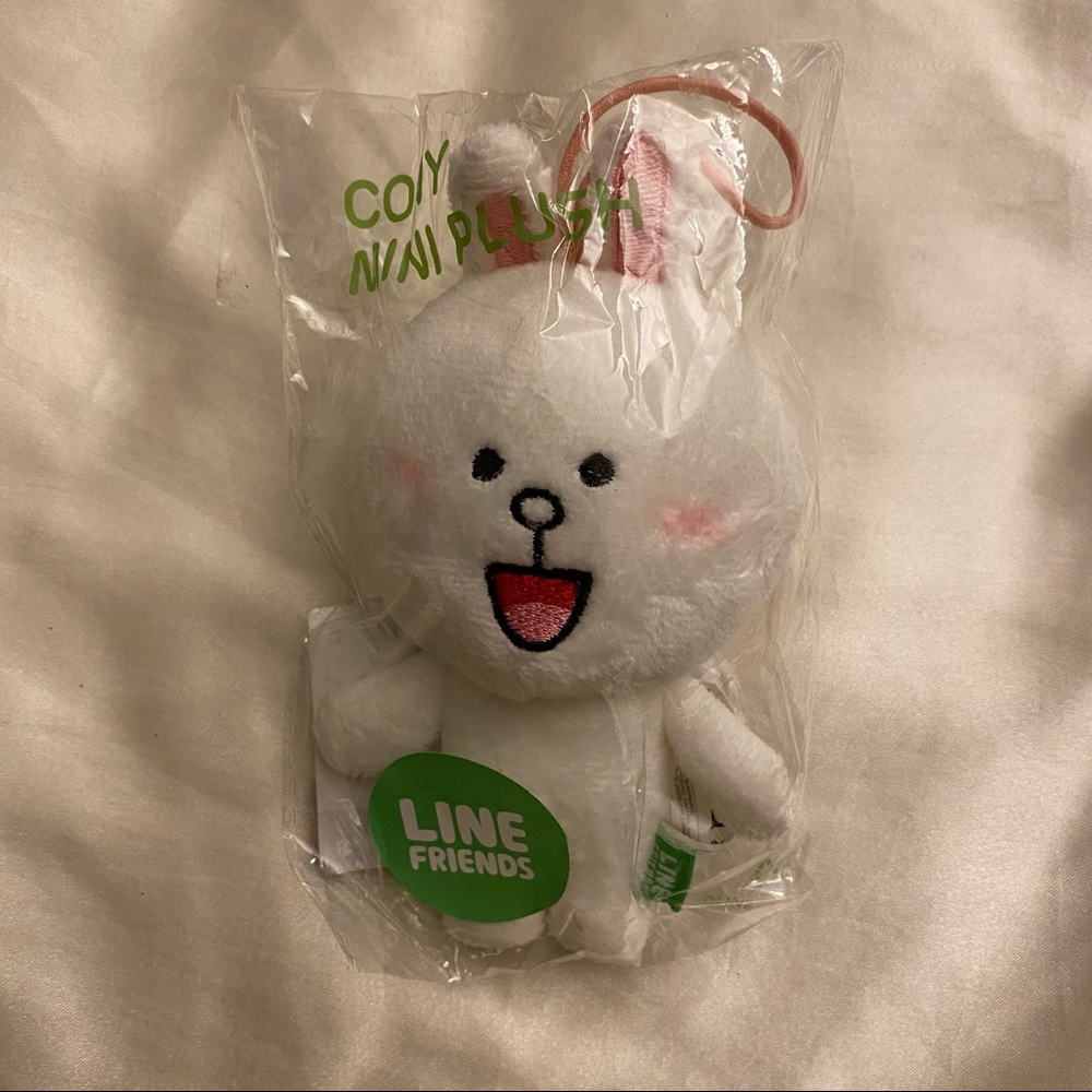 Line Friends Cony Plush With Strap